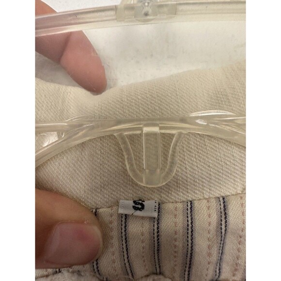 Johnny Was Biya Blazer Studded Embroidered White Y2k Bohemian Women's Size Small - Picture 7 of 16